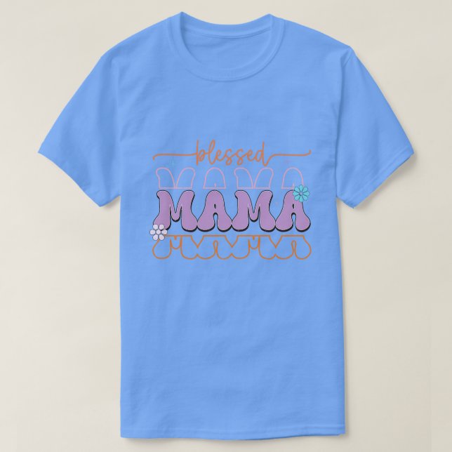 Camiseta Retro mamá 9 (Diseño del anverso)