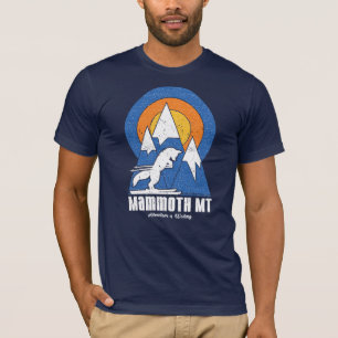 Camiseta Retro Mammoth Mountain Ski White Fox T-Shirt