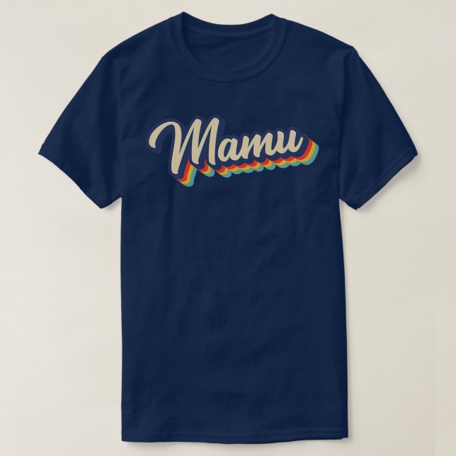 Camiseta Retro Mamu  Father's Day Pullover  (Diseño del anverso)
