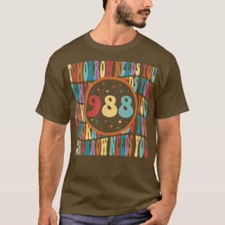 Camiseta Retro Mañana Te Necesita Sunshine 988 Salud Mental