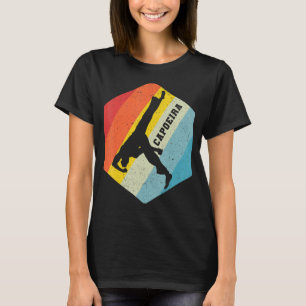 Camiseta Retro marcial de danza de Capoeira brasileña