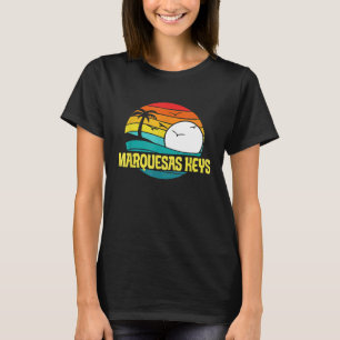 Camiseta Retro Marquesas Claves Sun Surf Gráfico de los 80