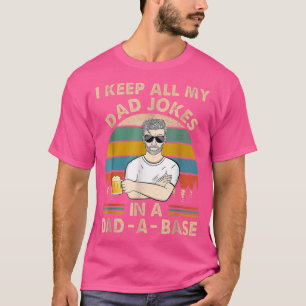 Camiseta Retro masculino mantiene a todos los Chistes de pa