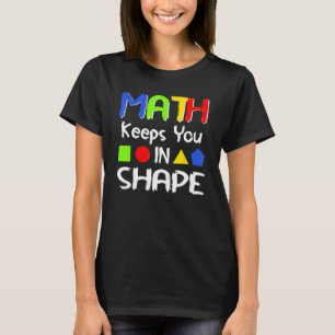 Camiseta Retro Math Te Mantiene En Forma Maestra