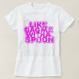 Camiseta Retro me ataca con una cuchara