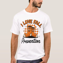 Camiseta Retro Me Encanta La Prevención De Caídas Terapia F