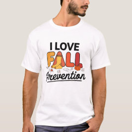 Camiseta Retro Me Encanta La Prevención De Caídas Terapia F