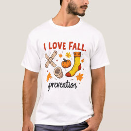 Camiseta Retro Me Encanta La Prevención De Caídas Terapia F