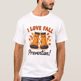 Camiseta Retro Me Encanta La Prevención De Caídas Terapia F