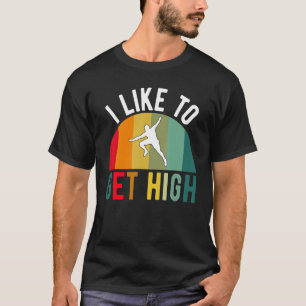 Camiseta Retro Me Gusta Ponerme Alto Paracaidista Paracaíd