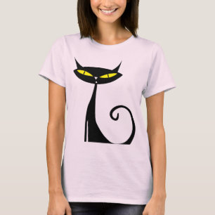 Camiseta Retro Mediados del Siglo Moderno Edad Atómica Mod 