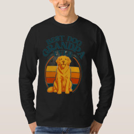 Camiseta Retro Mejor Abuelo Perro de la Historia