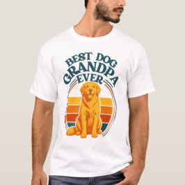 Camiseta Retro Mejor Abuelo Perro de la Historia G