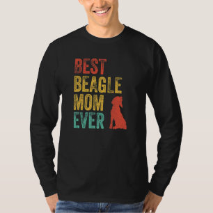 Camiseta Retro Mejor Beagle Mamá Jamás Mama Dueño De Perro