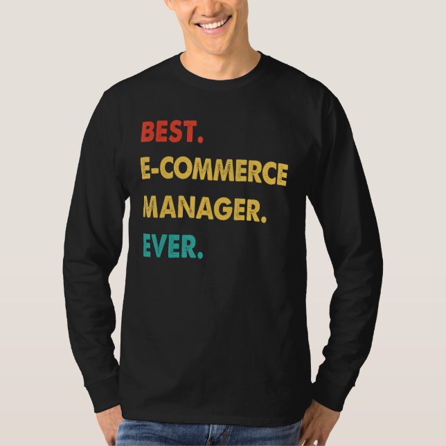 Camiseta Retro Mejor E Commerce Manager (Anverso)