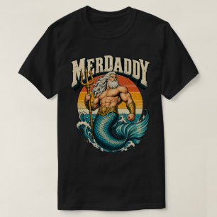 Camiseta Retro Merdaddy Hombre Mero Papá Divertido Día del
