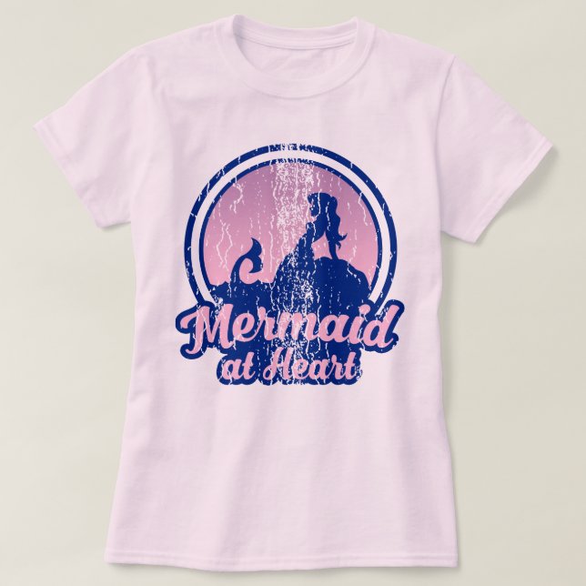 Camiseta Retro Mermaid (Diseño del anverso)