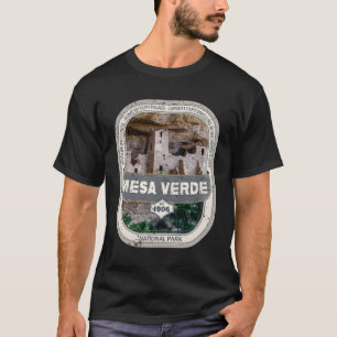 Camiseta Retro Mesa Verde Parque Nacional Colorado Mesa Ve