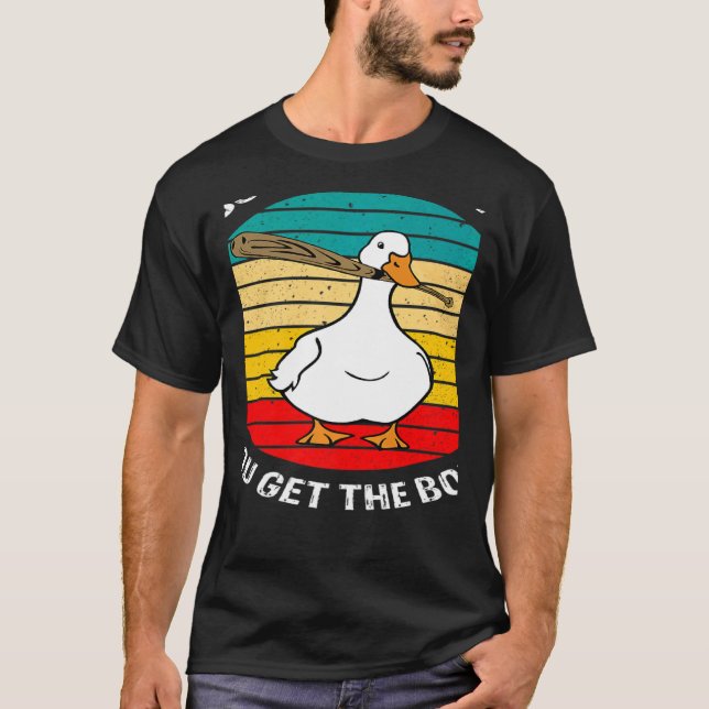 Camiseta Retro Mess With Honk Get The Bonk Goose Duck Farme (Anverso)