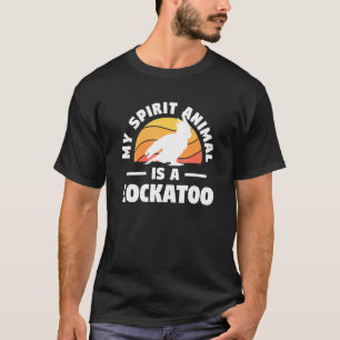 Camiseta Retro Mi Animal Espiritual Es Un Cockatoo Cockatoo