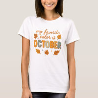 Retro Mi Color Favorito Es Octubre Otoño