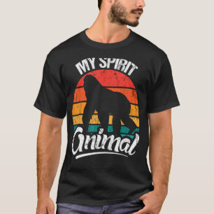 Camiseta Retro Mi espíritu diseño animal para el amante de