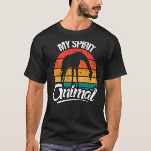 Camiseta Retro Mi espíritu jirafa animal y jirafa