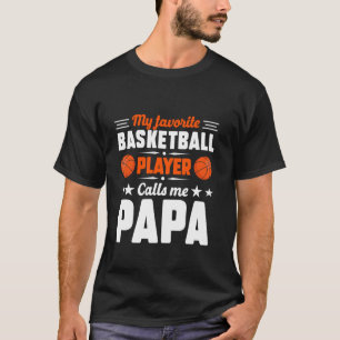Camiseta Retro Mi jugador favorito de baloncesto me llama p