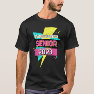 Camiseta Retro Mi Último Primer Día Senior 2023 Volver A La