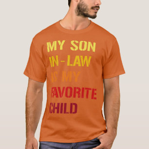 Camiseta Retro mi yerno es mi hijo favorito
