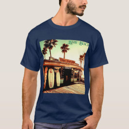 Camiseta Retro | Miami Beach | Surf Shop | Unisex | Camiset