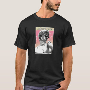 Camiseta Retro Michelangelo 90 Meme I de Vaporwave estético