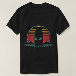 Camiseta Retro Milk Vaporwave Aesthetic