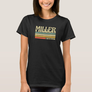 Camiseta Retro Miller Profession Job Title Co Worker Idea