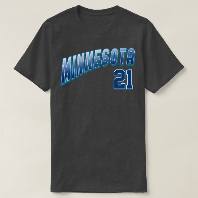 Camiseta Retro Minnesota Número 2 (Diseño del anverso)