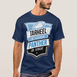 Camiseta Retro Mira Tarheel El Sábado Pantera El Domingo F