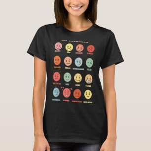 Camiseta Retro Mis Sentimientos Emoción Enfrenta Salud Ment