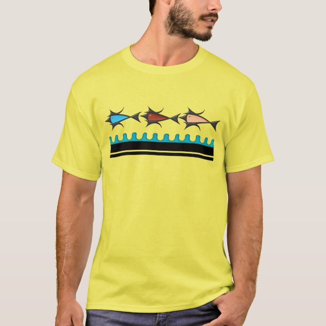 Camiseta Retro moderno - 3 peces (Anverso)