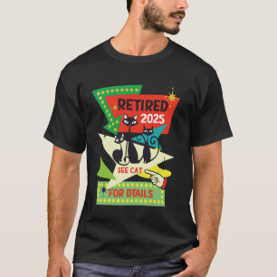 Camiseta Retro moderno de mediados de siglo bajo nueva admi