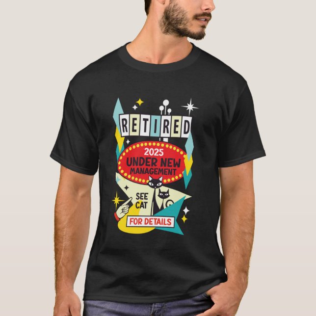 Camiseta Retro Moderno de Mitad de Siglo Bajo Nueva Adminis (Anverso)