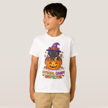 Camiseta Retro Monos Para Niños De Halloween ,Insp