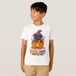 Camiseta Retro Monos Para Niños De Halloween ,Insp