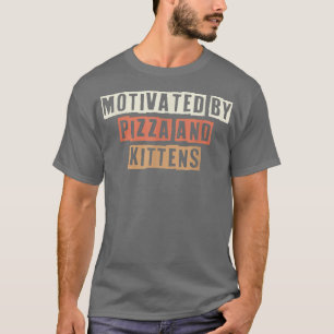 Camiseta Retro Motivado Por El Chiste Gracioso De Pizza Y G