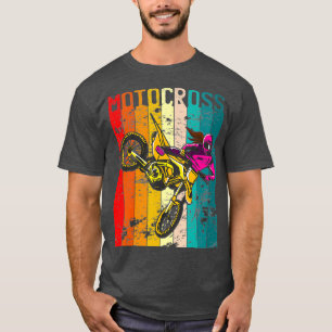 Camiseta Retro Motocross Carreras Regalo Vieja Bicicleta Su