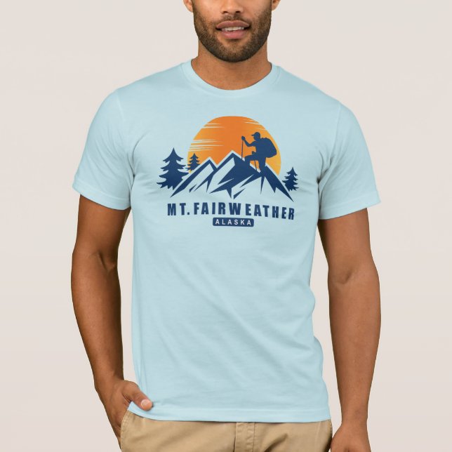 Camiseta Retro Mount Fairweather Hike (Anverso)
