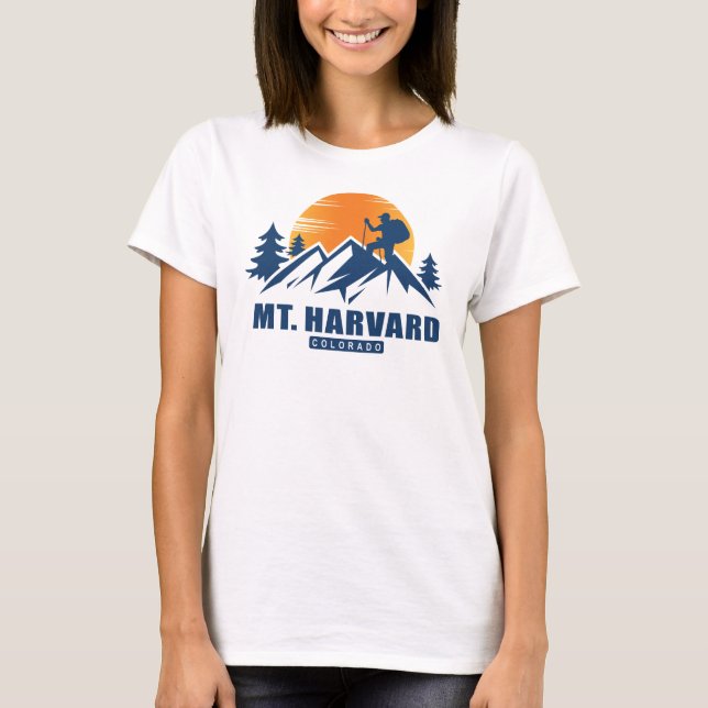 Camiseta Retro Mount Harvard Hike T-Shirt (Anverso)