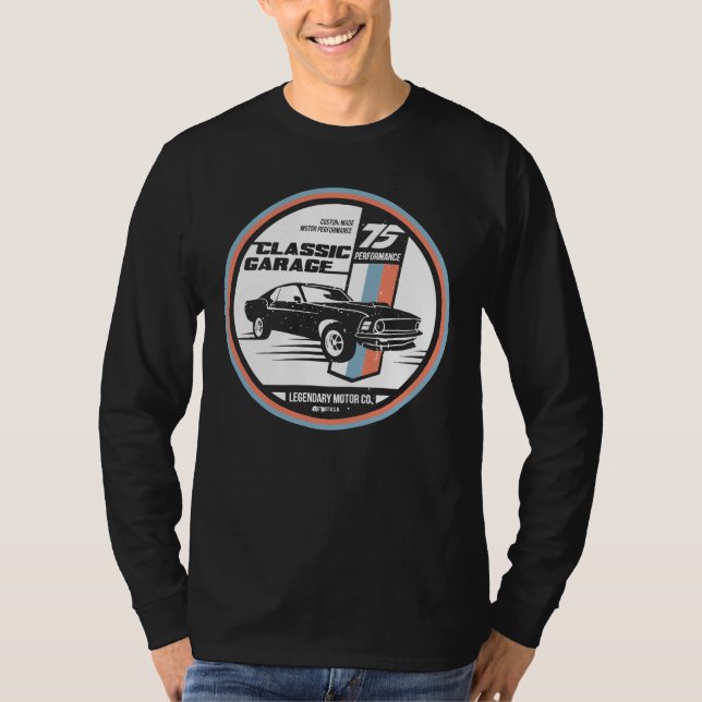 Camiseta Retro Muscle Car Revival (Anverso)