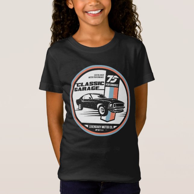 Camiseta Retro Muscle Car Revival (Anverso)