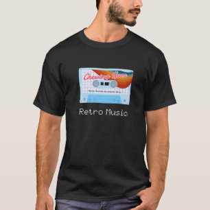 Camiseta Retro Music Cassette Tape 80S 90S Music Lover