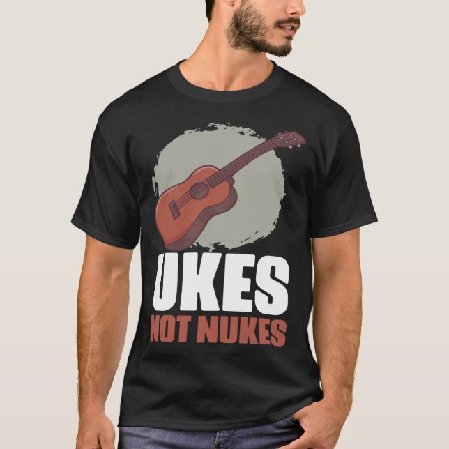 Camiseta Retro Music Instruments Ukulele Guitars for Instru (Anverso)